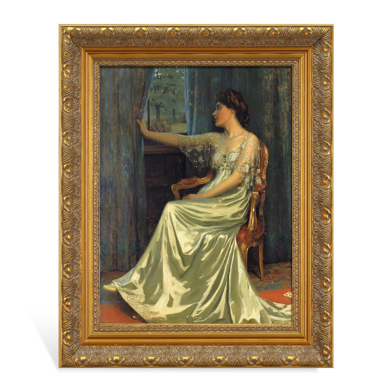 Amazon.com - FOLKOR Wood Canvas Frame for 9x12 Oil Paintings Art